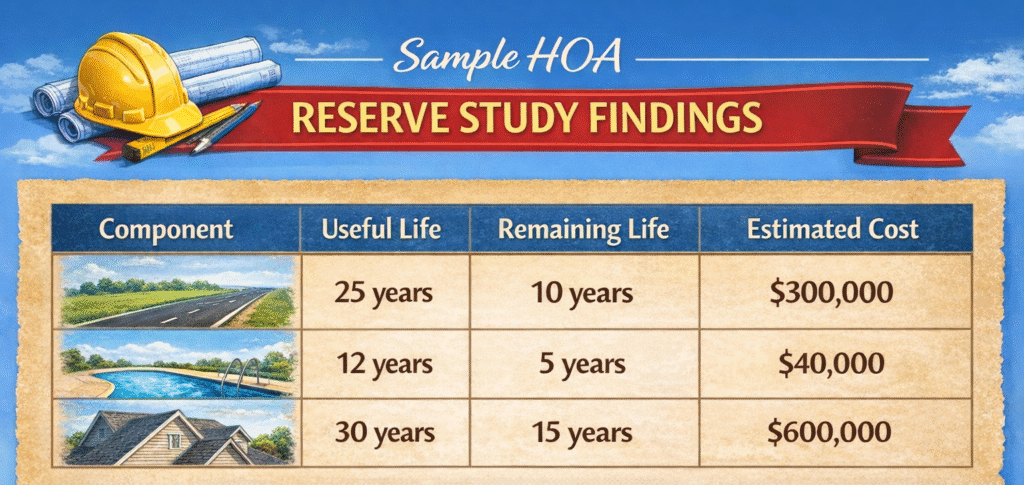 Sample of Reserve Study Estimate
